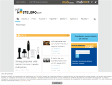 Tablet Screenshot of infohostelero.com